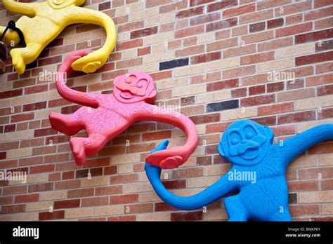 Barrel Of Monkeys Toys Used As Decoration On Buildings In Pixar Place