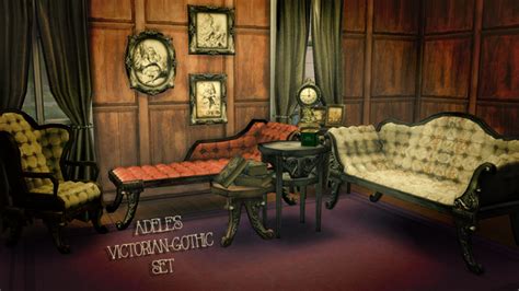 Adeles Victorian Gothic Set Conversion By Femme Liquid Sims