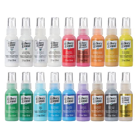 Buy Gallery Glass Window Acrylic Craft Paint Set Formulated To Be Non