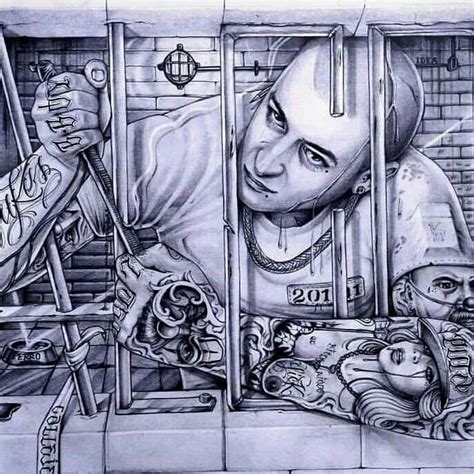 Pin By Devils Lovee On G Pics Chicano Arte Prison Art Chicano Art