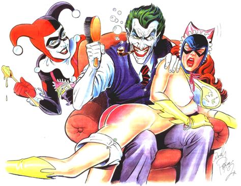 Post Barbara Gordon Batgirl Batman Series DC Harley Quinn Joker
