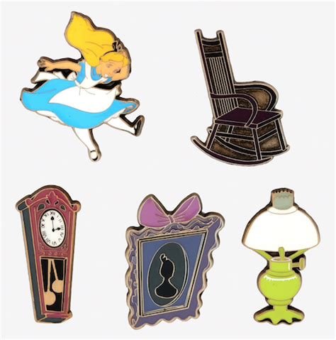 Falling Alice Hot Topic Disney Pin Set Disney Pins Blog