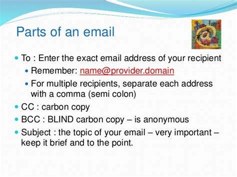 Parts Of A Email