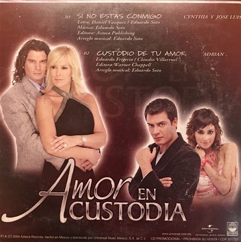 En el caso de las plantas, es el hecho de que sepamos que la planta también es un ser vivo, como nosotros, lo que la hace objeto de nuestro amor. Cd Amor En Custodia Si No Estas Conmigo Promo Usado ...
