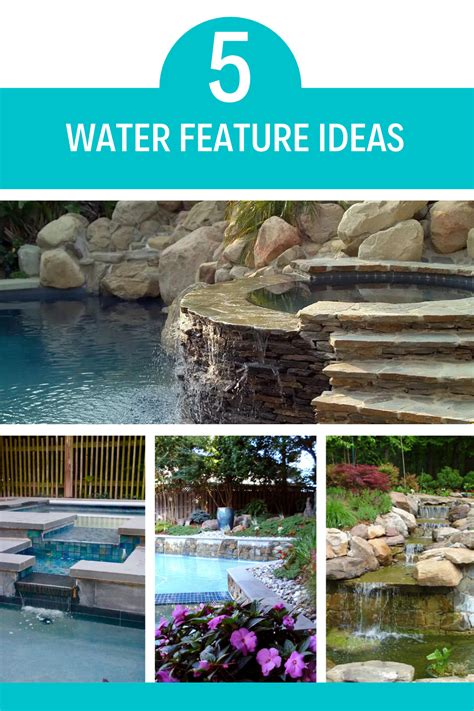 Pool Design And Water Feature Ideas Pool Water Features Water