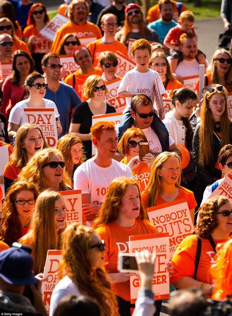 Melbournes Ginger Price Rally Sees Thousands Of Redheads March Daily