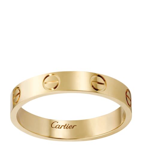 Cartier Yellow Gold Love Wedding Band Harrods Uk