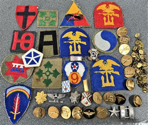 Rare Vintage Ww2 Issue Us Army Air Force Uniform Unit Sleeve Patches
