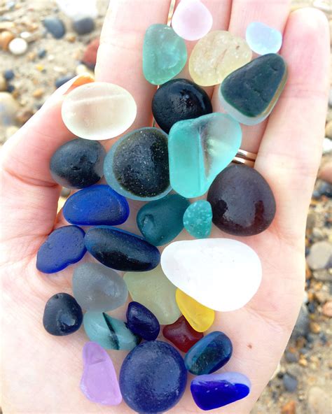 English Seaglass Found On Seaham Beach Diy Furniture Videos Sea
