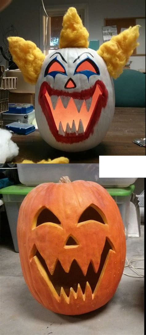 Really Really Scary Pumpkin Faces