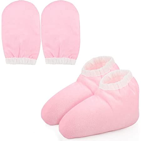 Amazon Com Noverlife Paraffin Wax Bath Terry Cloth Gloves Booties
