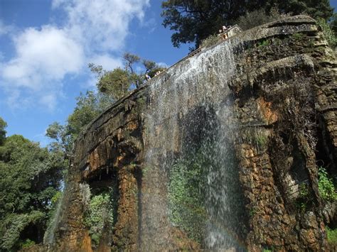The Waterfall On The Colline Du Château In Nice France Image Free