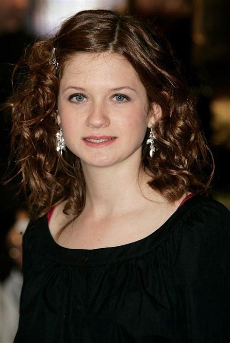 Very Nice Photo Curly Hair And Something Red Underneath Her Top Bonnie Wright Ginny Weasley