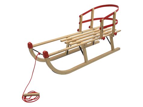 Buy Wooden Sledges With Back Support Snow Sleds Online Uk
