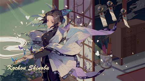Black Hair Blue Eyes Butterfly Flowers Japanese Clothes Jpeg Artifacts