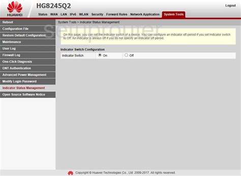 All Screenshots For The Huawei Echolife Hg Q