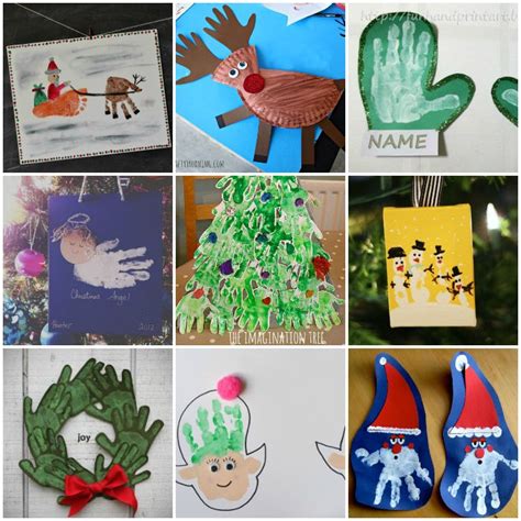 21 Handprint And Footprint Christmas Crafts I Heart Arts N Crafts