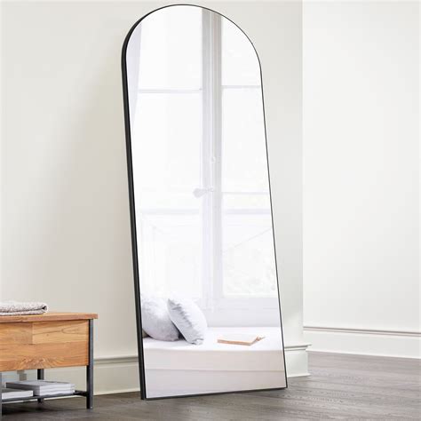Neutype Arch Floor Mirror Full Length Mirror With Stand Arched Top Full