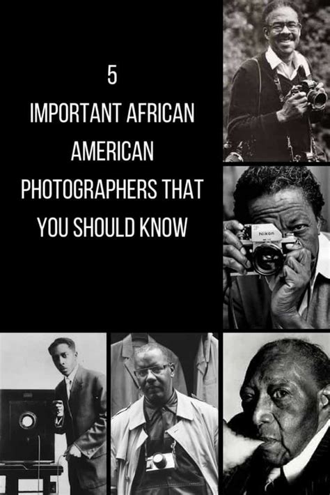 5 Important African American Photographers That You Should Know