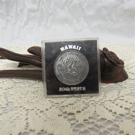 Vintage Hawaii Souvenir Coin Encased Maui No Ka Oi Made In | Etsy | Vintage souvenir, Souvenir ...
