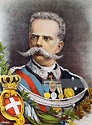Portrait of Umberto I of Savoy , King of Italy, colour print.... News ...