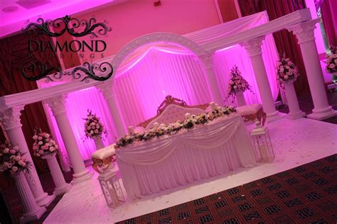 Roman Arched Backdrop And Stage Set Diamond Weddings