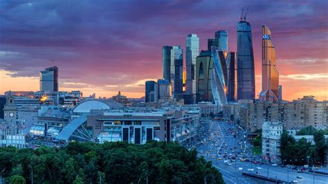 Moscow Skyline Bing Wallpaper Download