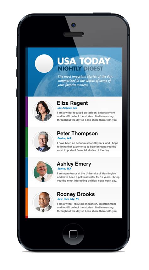 Usa Today Digest Iphone App News App Web App Design Iphone Apps