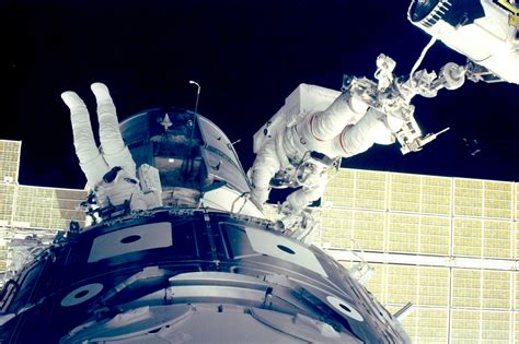 Esa Cables Between The First Two Iss Modules Unity And Zarya Were