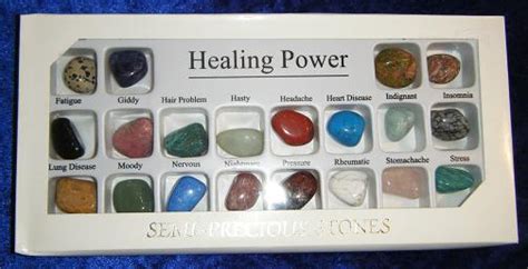 Healing Power Of Gemstones 20 Large Semi Precious Stones