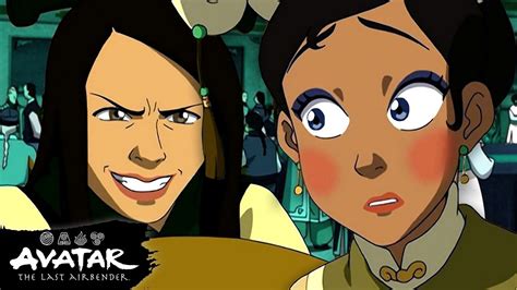 Team Avatar Sneaks Into The Earth Kings Party Full Scene Avatar The Last Airbender Youtube