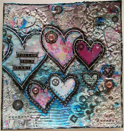 having a {me} day mixed media collages