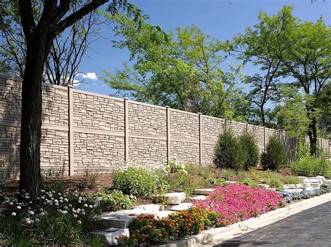 Simulated Stone Fence Simtek Fence Ecostone Factory Direct In