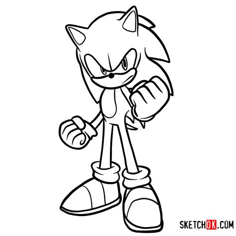 Wefalling Step By Step Sonic The Hedgehog Easy Drawing
