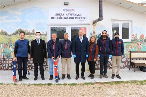 Çiftlikköy Belediyesinden Sokak Hayvanları Için Su Borusunda Mama Kabı