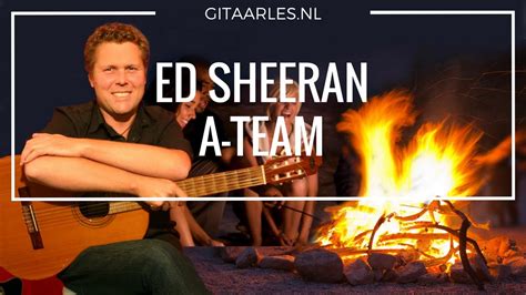 'the a team' came from an experience i had when i did a gig at a homeless shelter, says sheeran of the song. Ed Sheeran - A Team akkoorden op gitaar leren mee spelen ...