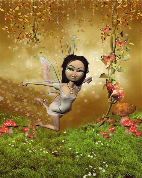 Asian Fairy In The Enchanted Woods Digital Art By John Junek Fine Art