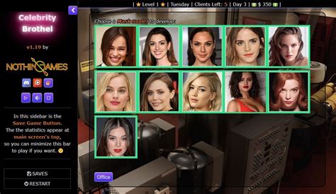 HTML Celebrity Brothel V1 24 By NothinGames 18 Adult Xxx Porn Game
