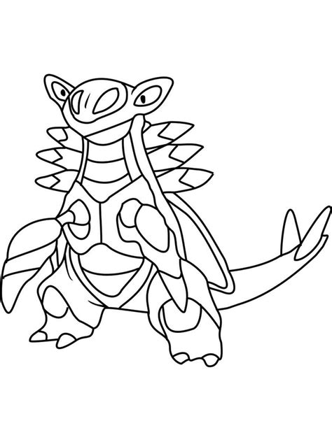 Pokemon Armaldo Coloring Pages Free Printable