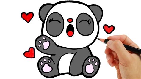 Drawing A Panda Easy Step By Step Youtube