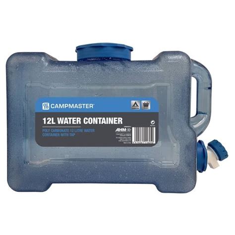 Campmaster 12l Polycarbonate Water Container With Tap Bunnings New