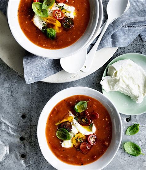 Summer Tomato Soup Recipe Gourmet Traveller