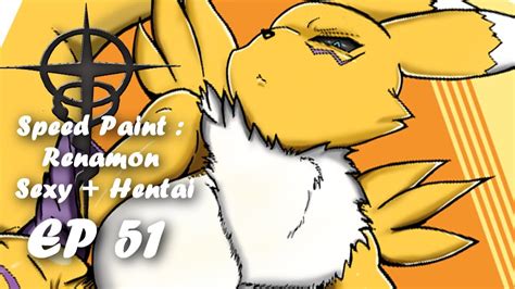 Speed Paint》 Renamon Sexy Hentai Digimon Tamers By Kings Gz Youtube