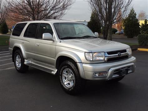 2002 Toyota 4runner Sr5 Limited Leather 4wd Moon Roof V6 Low Miles