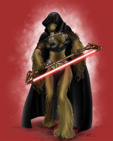 Jedi Wookiee By T Turner On Deviantart Star Wars Characters Poster Star Wars Wookie Star