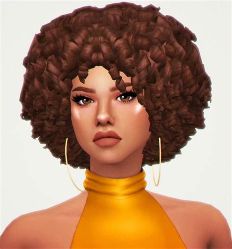 K O T C A T • Sims Hair Sims 4 Curly Hair Sims 4 Cc Makeup