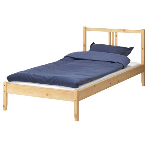 Bedroom Furniture Extra Long White Oak Wood Twin Bed Frame Decor With