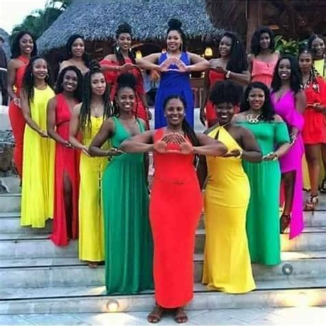 Beautiful Black Women Sorority Outfits Delta Girl Sorority Pictures