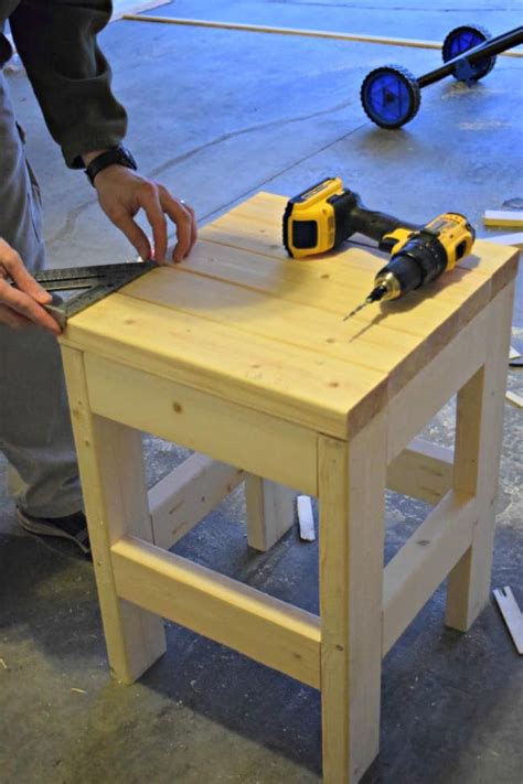 Plus you can increase or lower the height and finish in your choice of stain or paint colour. Incredibly Simple DIY Shop Stool Plans! Build for Under $10!