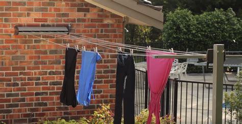 Extra Long Retractable Washing Line Clothes Airers Washing Lines And